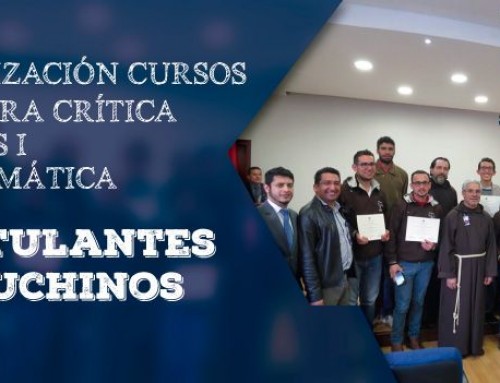 Finalización Curso de Lectura Crítica, Inglés I e Informática con los postulantes Capuchinos.